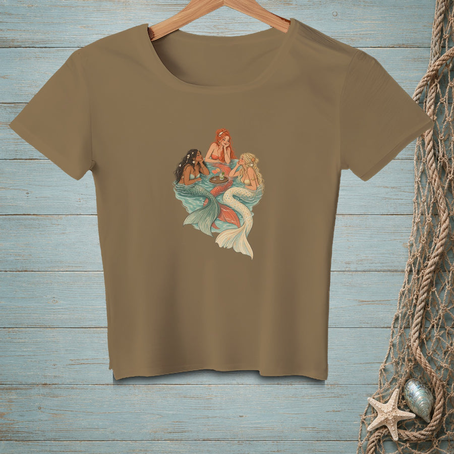 Sipping Salty Tea ~ Crop Top