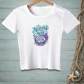 White t-shirt with "Mermaid Mode" and "Do Not Disturb" text, featuring a mermaid tail.
