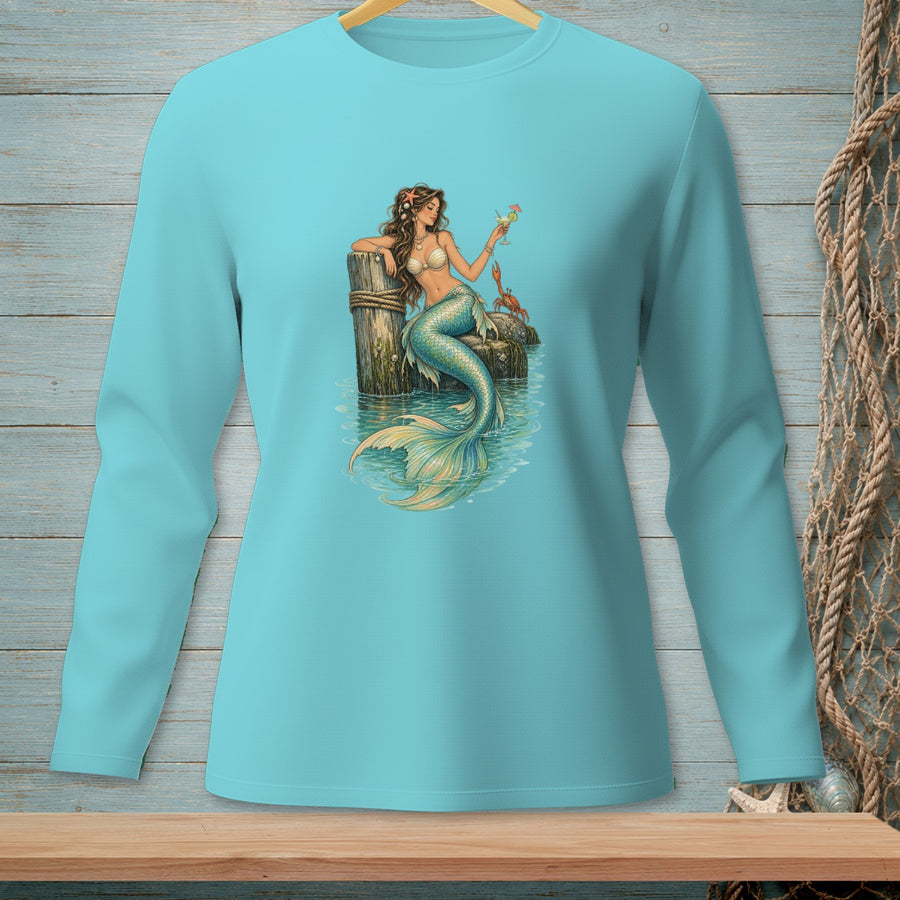 Shell We Drink ~ Comfort Colors Premium Long Sleeve T-Shirt