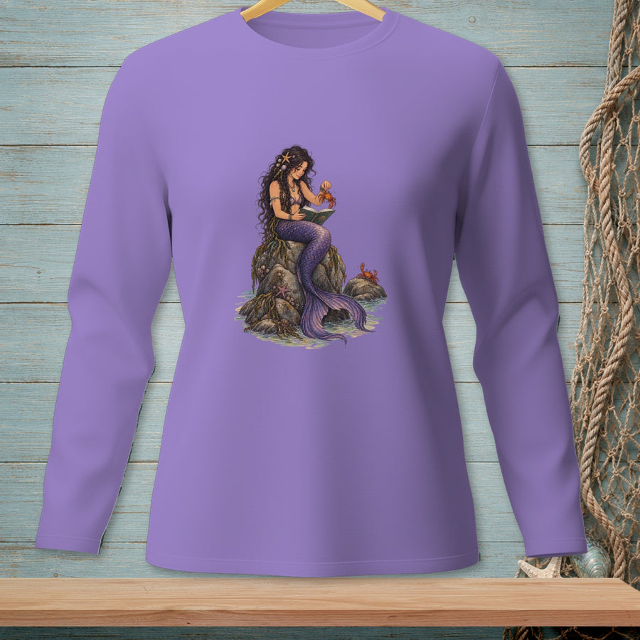 Crabby Book Club ~ Comfort Colors Premium Long Sleeve T-Shirt