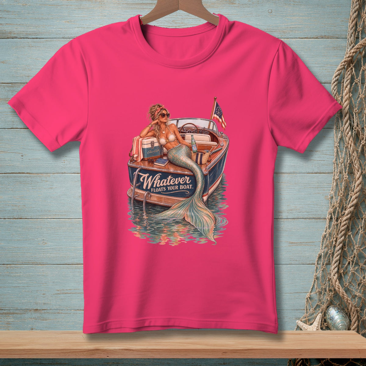 Whatever Floats Your Speedboat ~ Comfort Colors Premium Tee