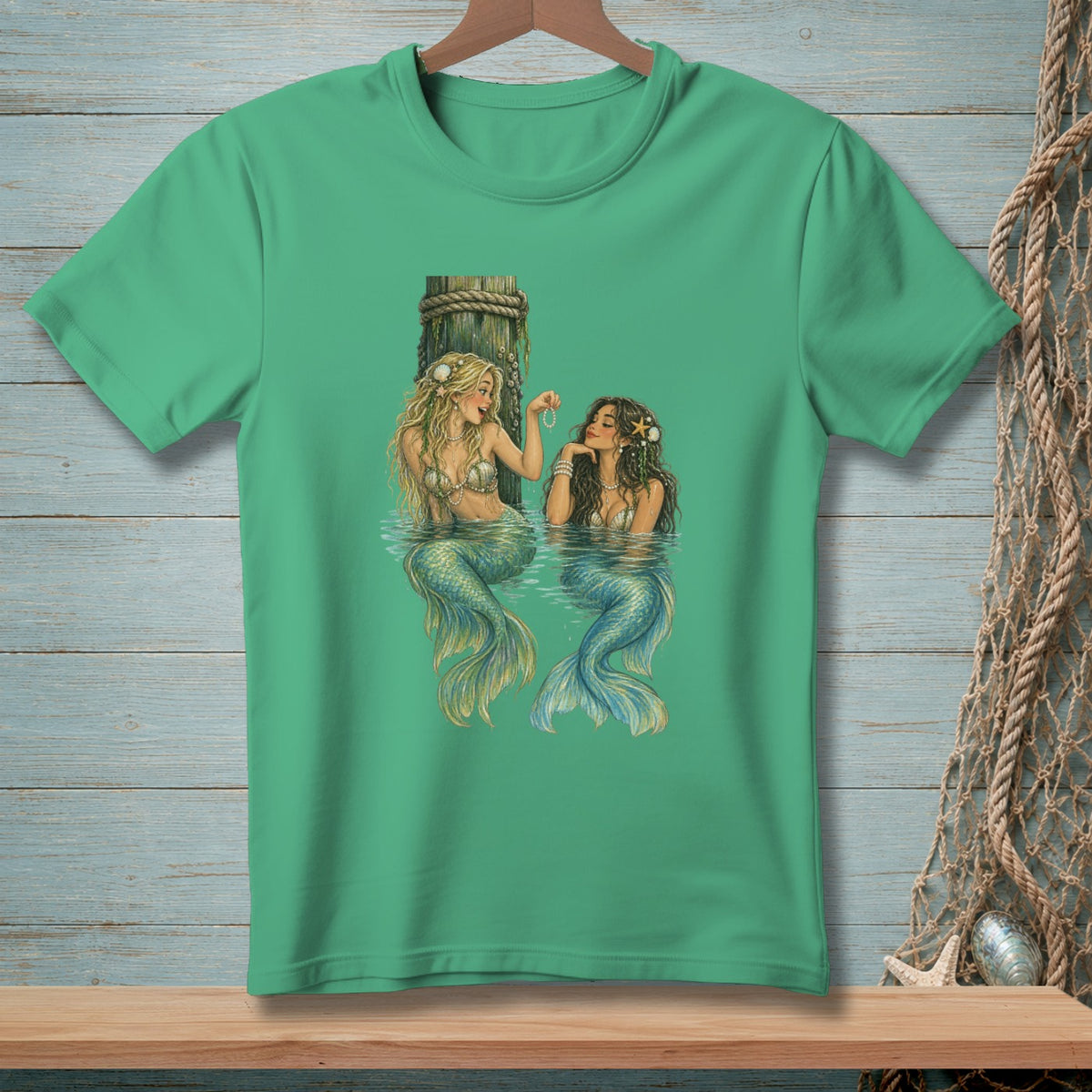 Sea Tea & Pearls ~ Comfort Colors Premium Tee