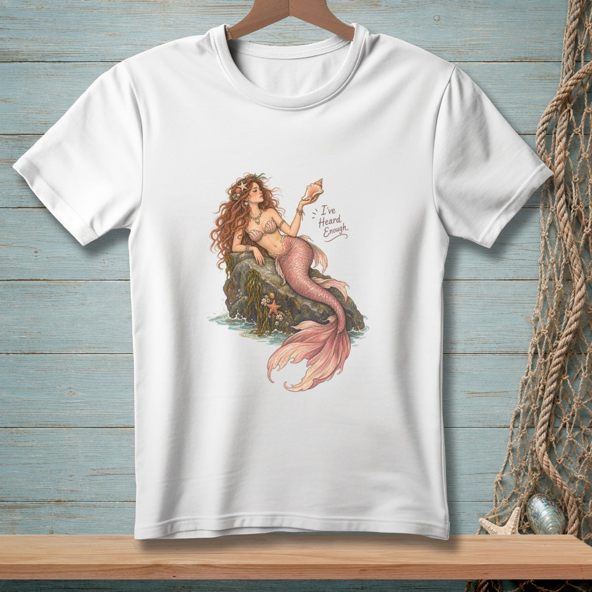 Shell Phone Hangup ~ Comfort Colors Premium Tee