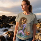 lifestyle scene ~ Not Enough Comb ~ Comfort Colors Premium Tee