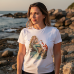 lifestyle scene ~ Zero Clams Given ~ Comfort Colors Premium Tee