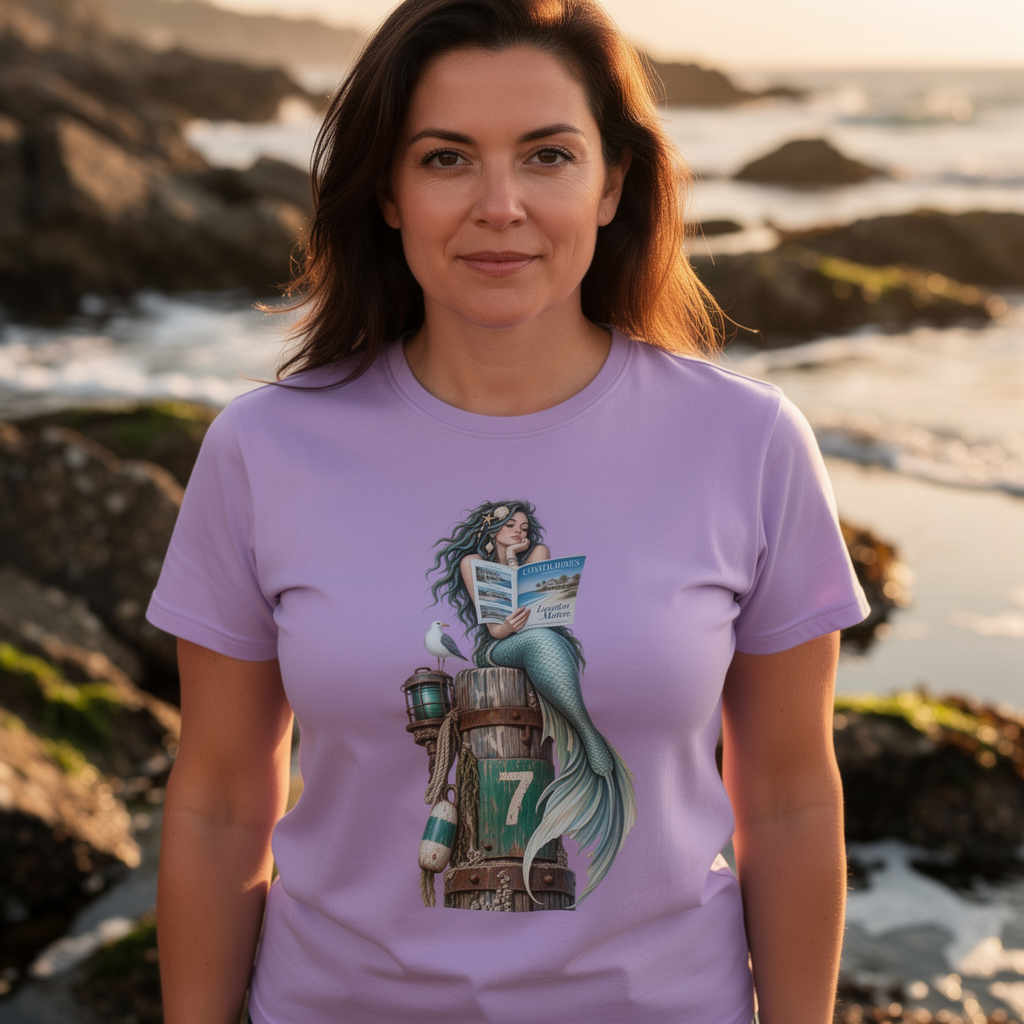 lifestyle scene ~ Location Matters, Darling ~ Comfort Colors Premium Tee