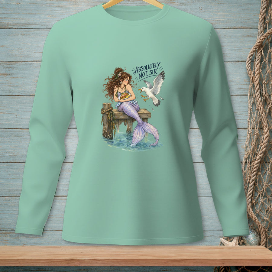 Absolutely Not Sir ~ Comfort Colors Premium Long Sleeve T-Shirt