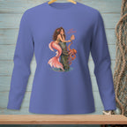 Mermaid and octopus on a wooden post, looking in a mirror with text "JUST CONFIRMING".