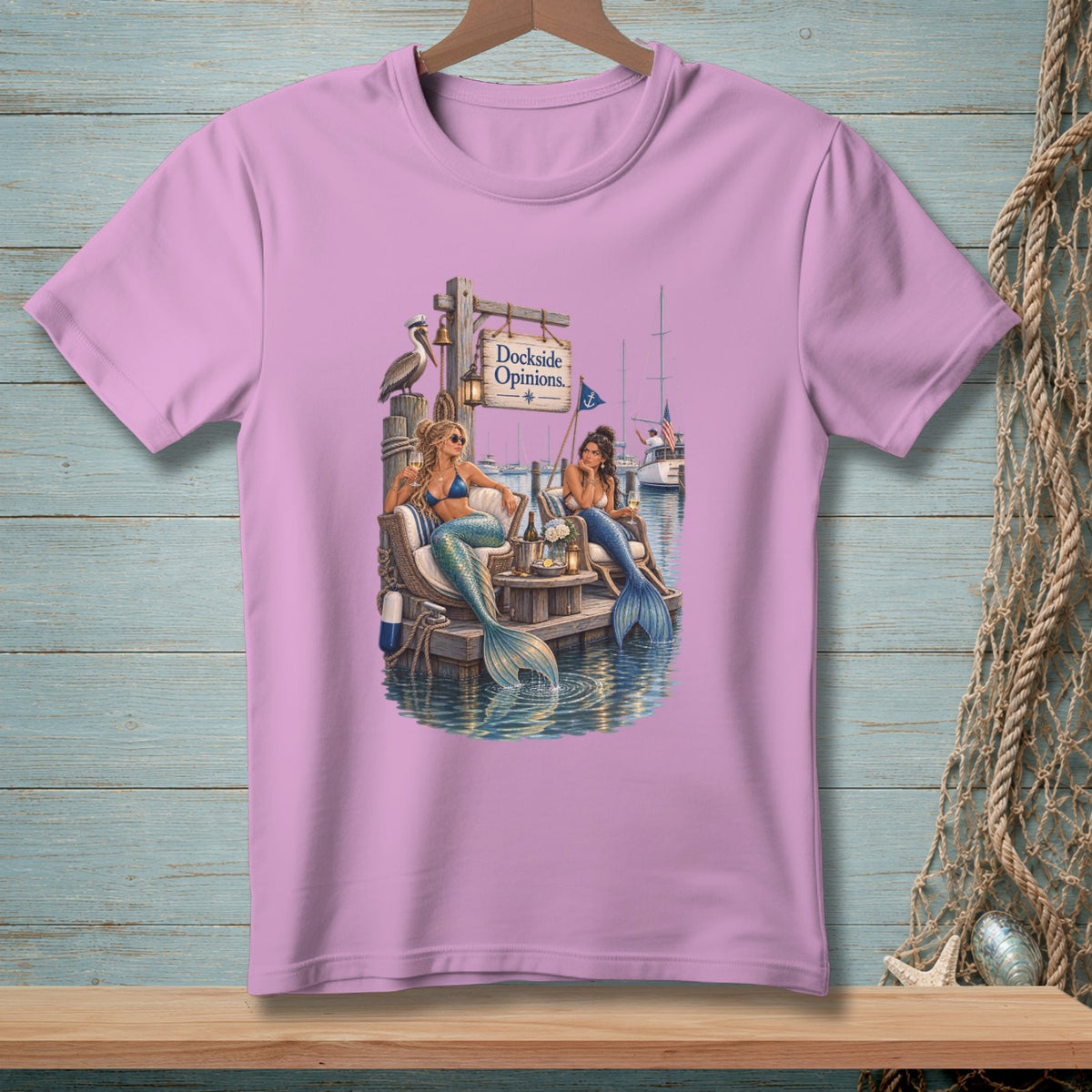 Dockside Opinions ~ Comfort Colors Premium Tee