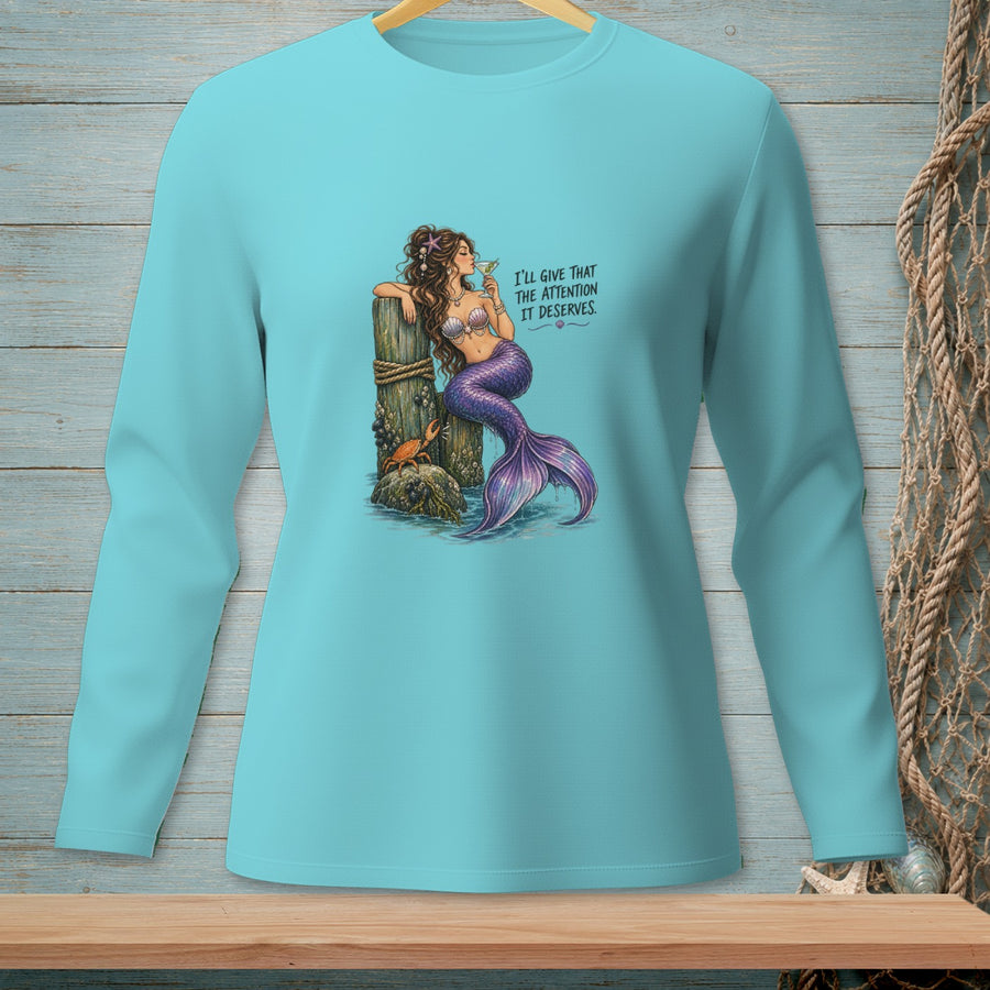 Zero Shucks Given ~ Comfort Colors Premium Long Sleeve T-Shirt