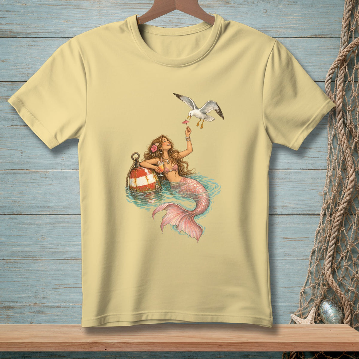 Seagull Happy Hour ~ Comfort Colors Premium Tee