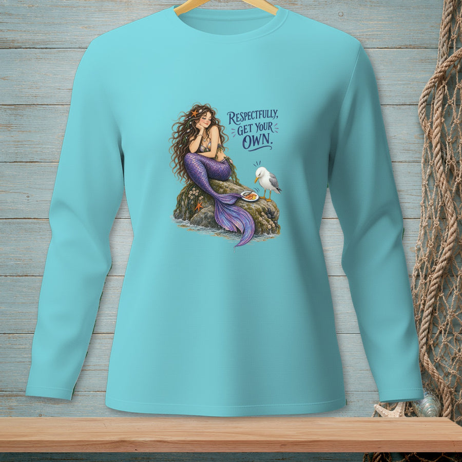 Respectfully, Back Off ~ Comfort Colors Premium Long Sleeve T-Shirt