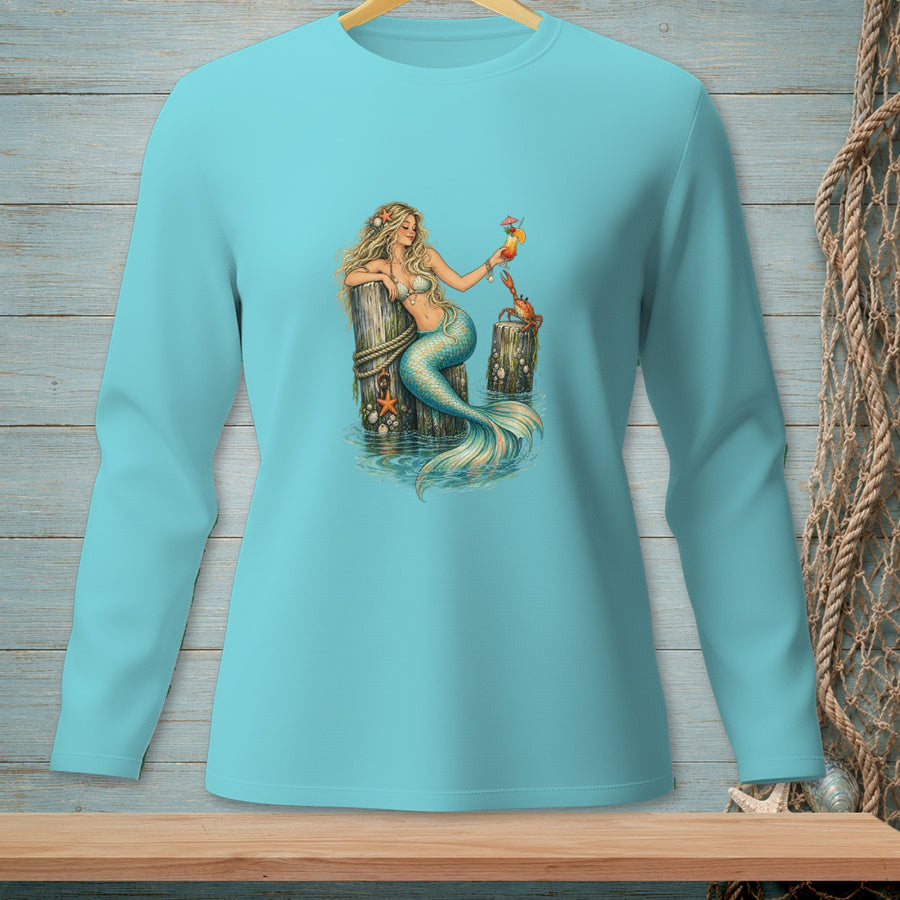 Dockside Lobster Hour ~ Comfort Colors Premium Long Sleeve T-Shirt