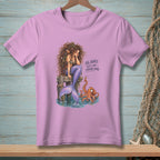 Mermaid on pier with octopus, "Oh, honey. That's not enough comb." text.