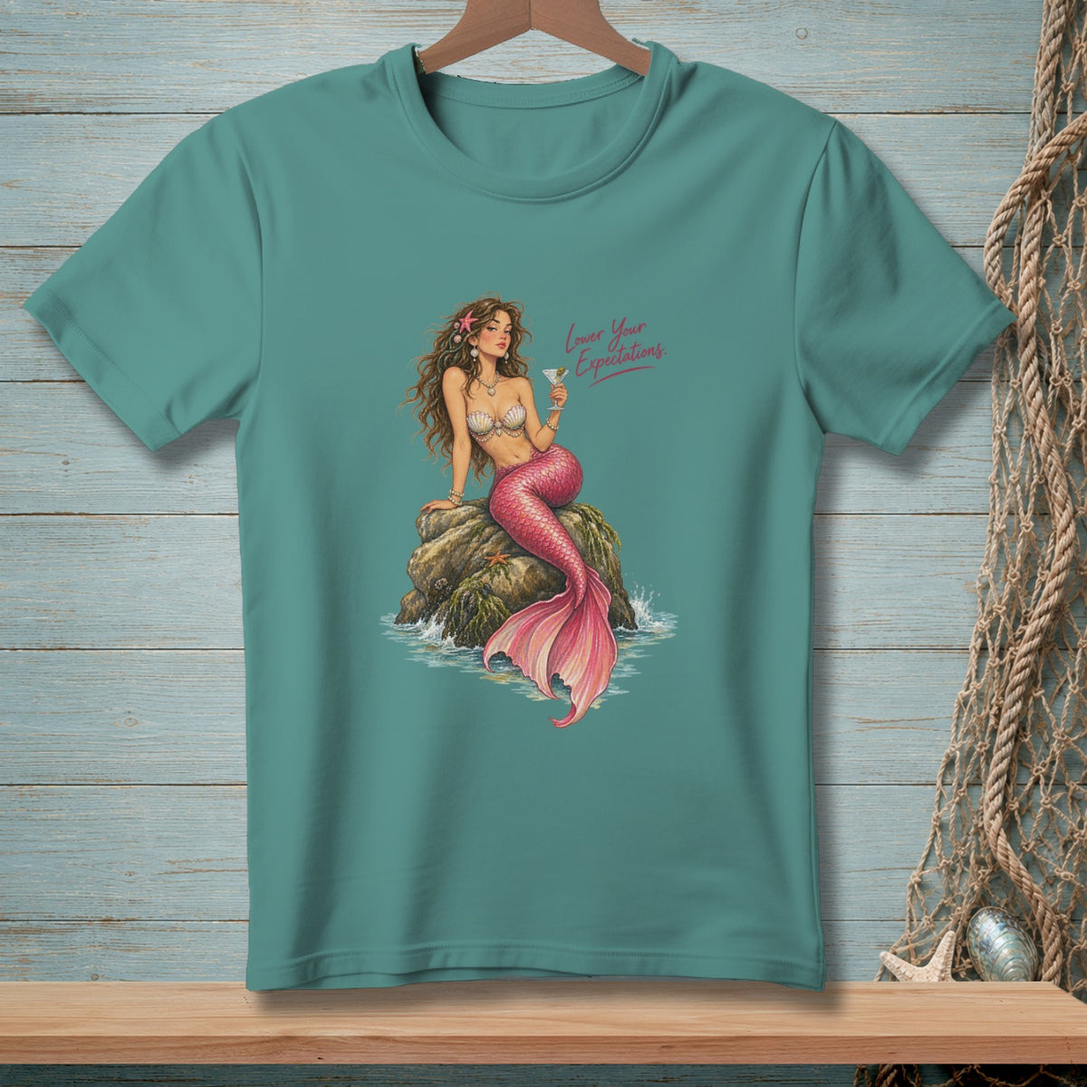 Bare Minimum Siren ~ Comfort Colors Premium Tee