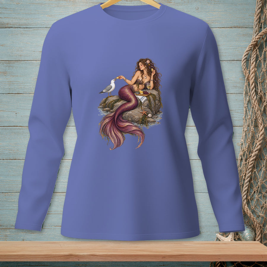 Siren Happy Hour ~ Comfort Colors Premium Long Sleeve T-Shirt