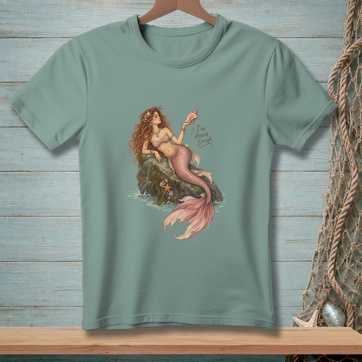 Shell Phone Hangup ~ Comfort Colors Premium Tee