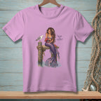 Mermaid on dock with seagull, offering chocolates, text "Manage Your Expectations."