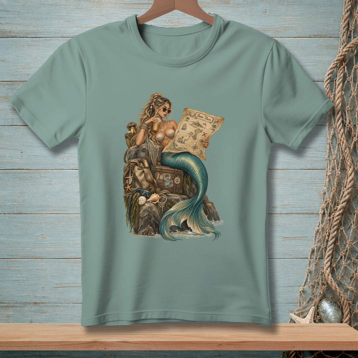 Uncharted & Unbothered ~ Comfort Colors Premium Tee