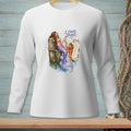 Mermaid and octopus with "I Chose Peace" and a checklist on a white long-sleeve shirt.