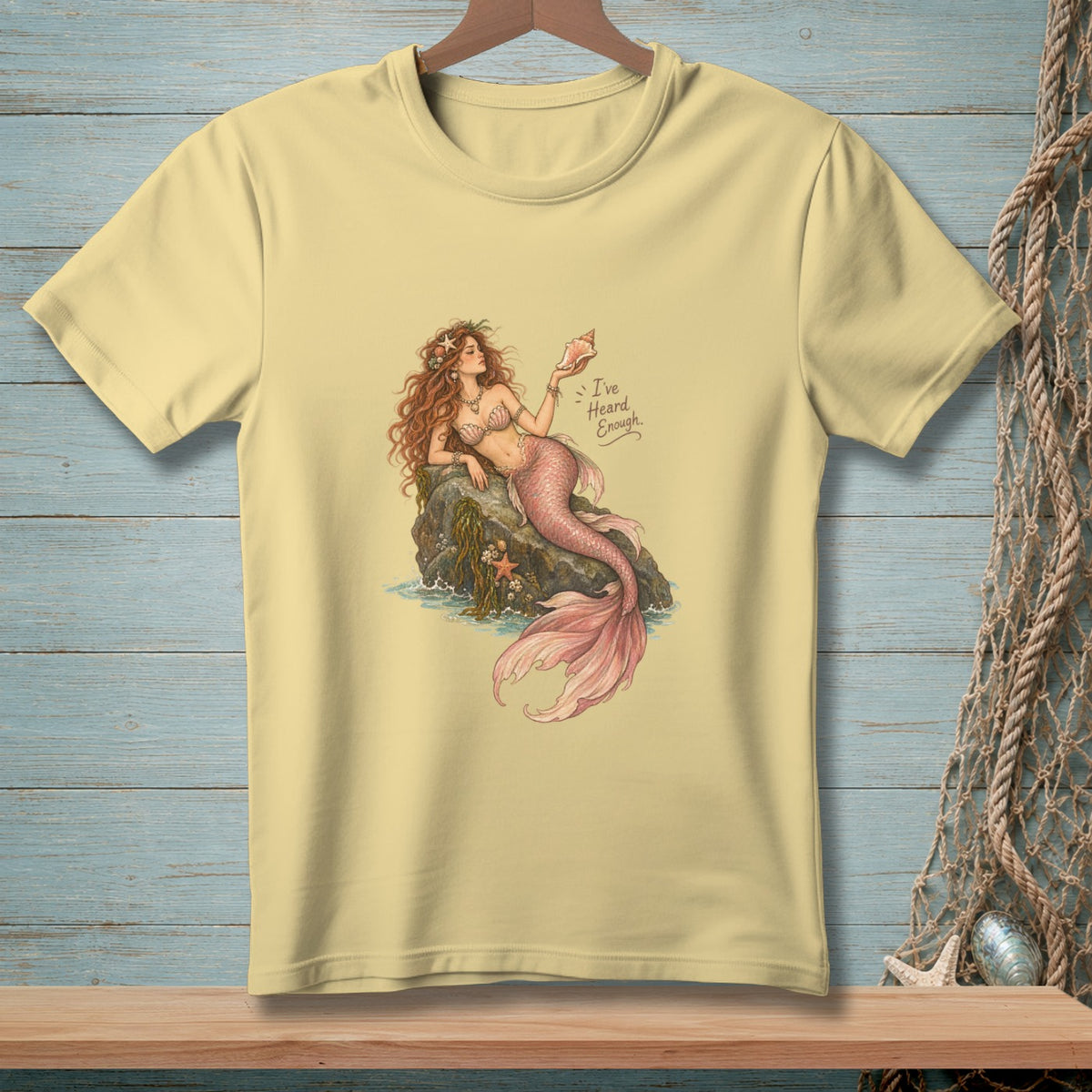 Shell Phone Hangup ~ Comfort Colors Premium Tee