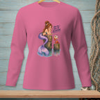 Mermaid with purple tail and crab reading "Gossip" text, "Now You Have My Attention."