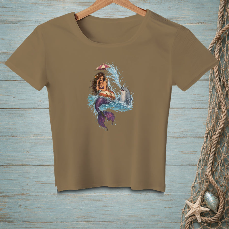 Saltwater Side Eye ~ Crop Top