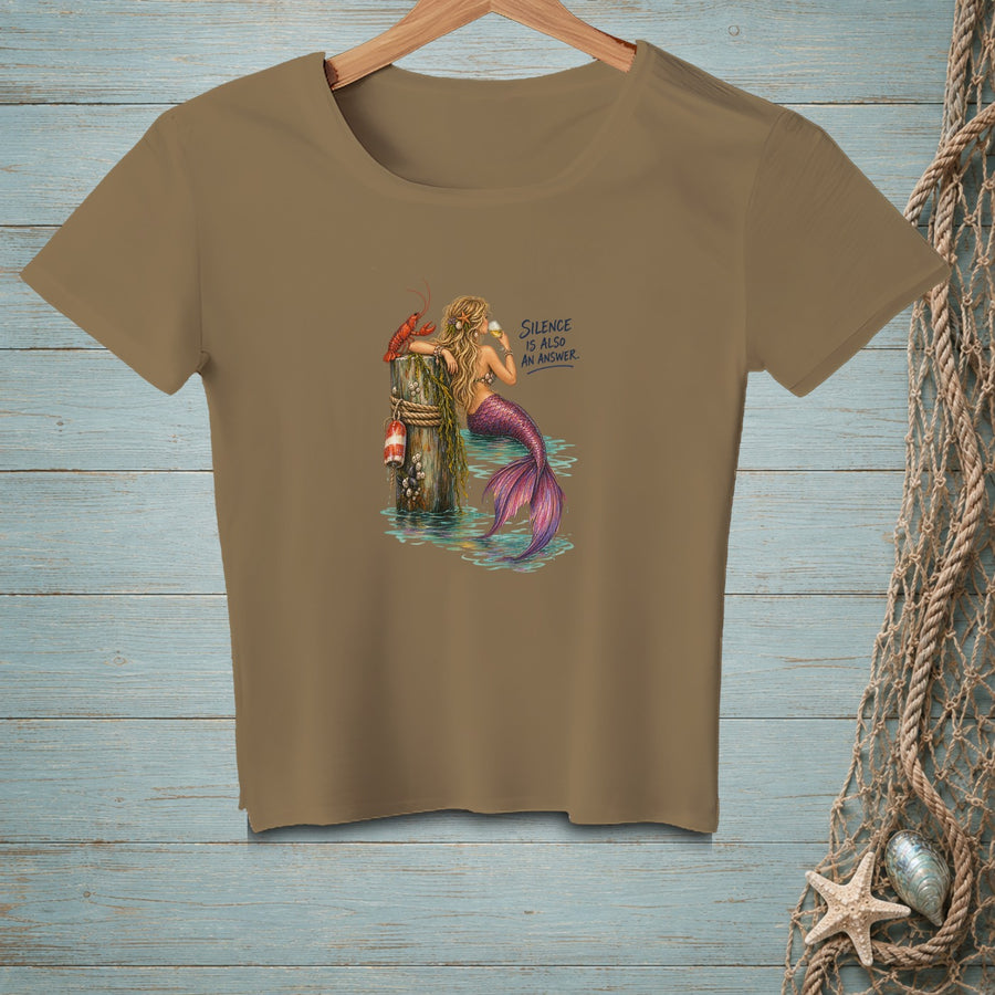 Silence Is Also An Answer ~ Crop Top