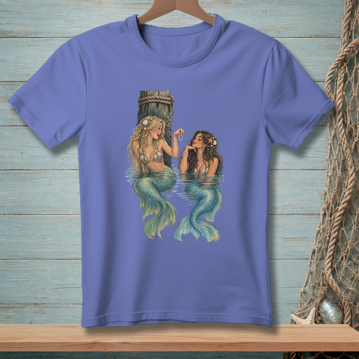 Sea Tea & Pearls ~ Comfort Colors Premium Tee