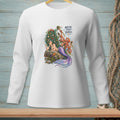 Mermaid with octopus and text "Not My First Jangle" on a white shirt.