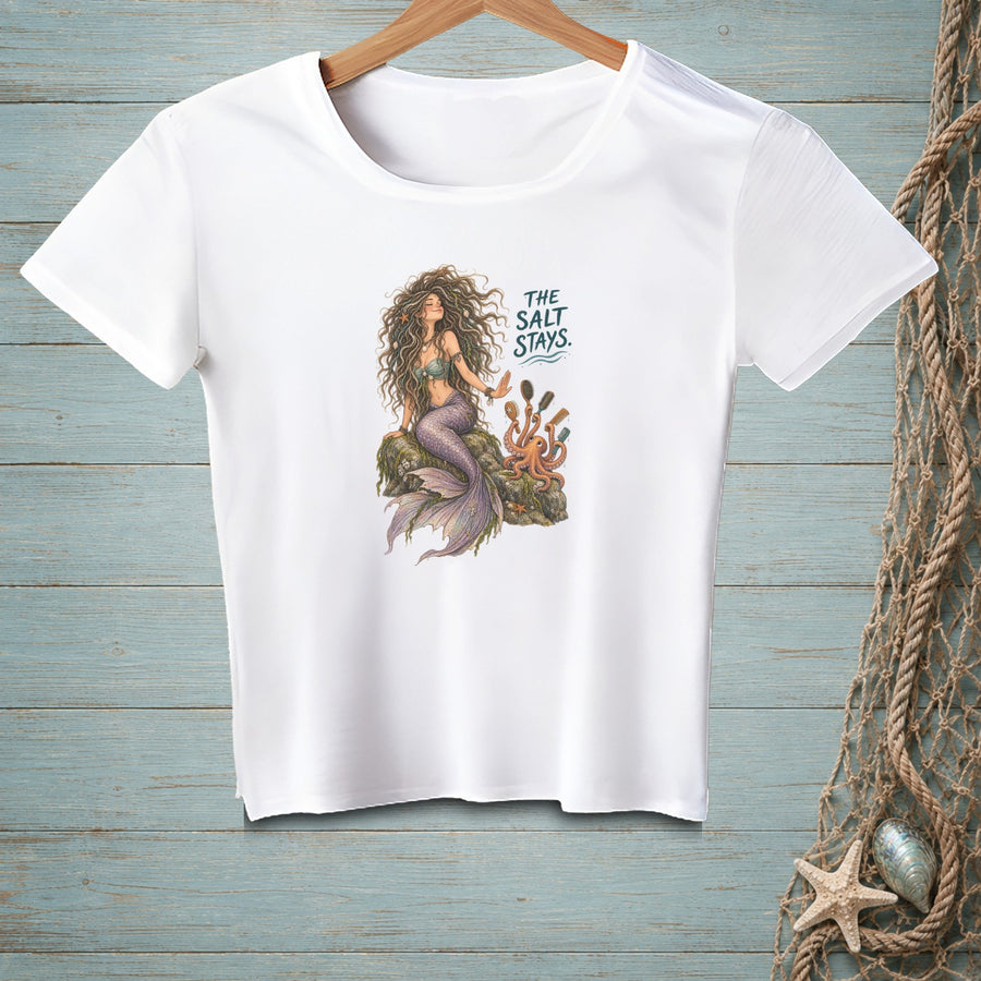 The Salt Stays ~ Crop Top