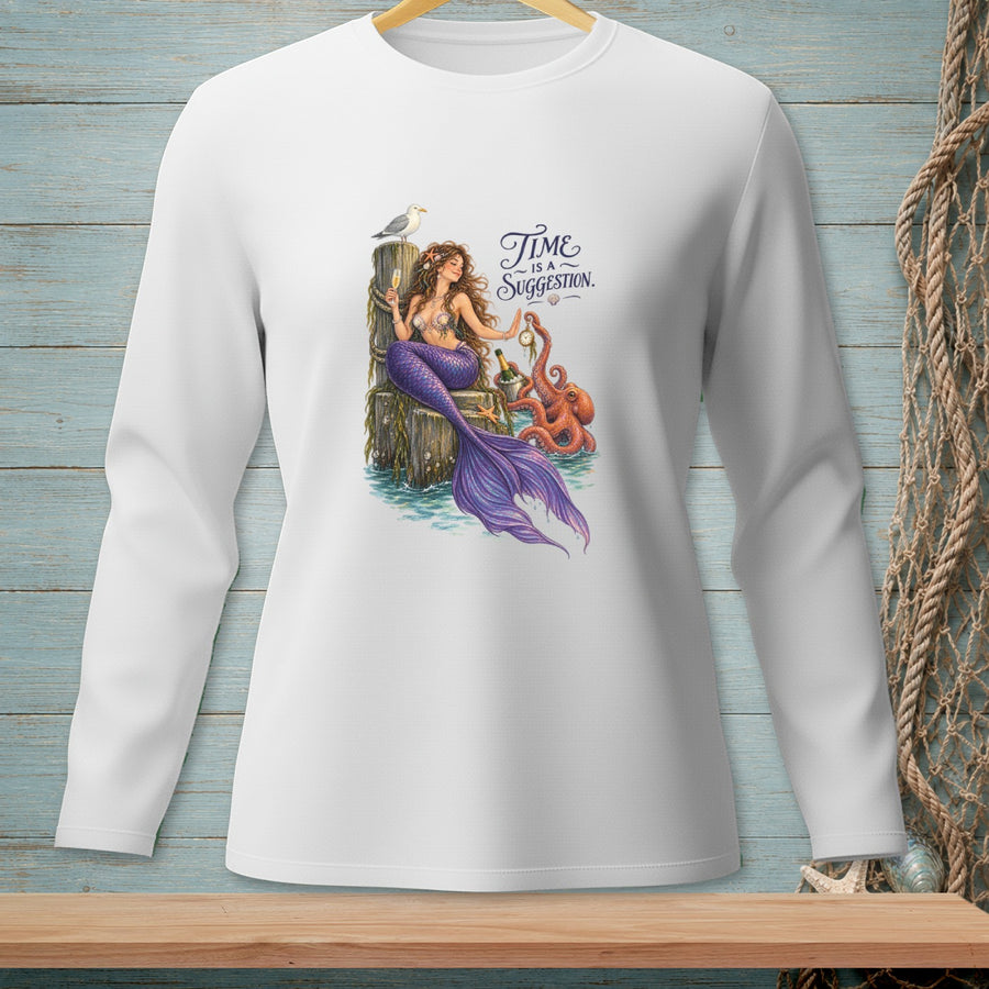 Unbothered & Unscheduled ~ Comfort Colors Premium Long Sleeve T-Shirt