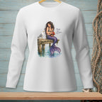Illustration of a mermaid on a dock with a seagull, text "Manage Your Expectations."
