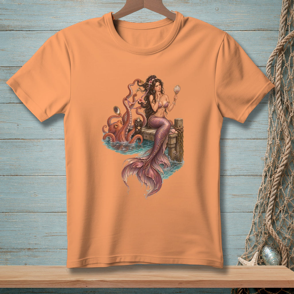 Octopus Mirror Check ~ Comfort Colors Premium Tee