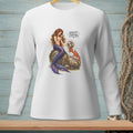 Illustration of a mermaid holding flowers with a lobster and text "QUALITY CONTROL".