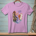 Mermaid and octopus by dock with "I Chose Peace" list of things rejected.