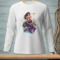 Mermaid sitting on rock with crab, saying "I already am. Be the bigger person."