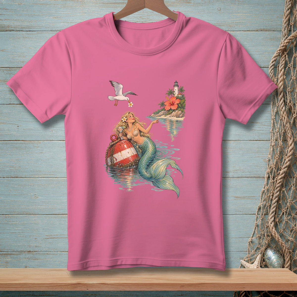 Off Duty By The Lighthouse ~ Comfort Colors Premium Tee