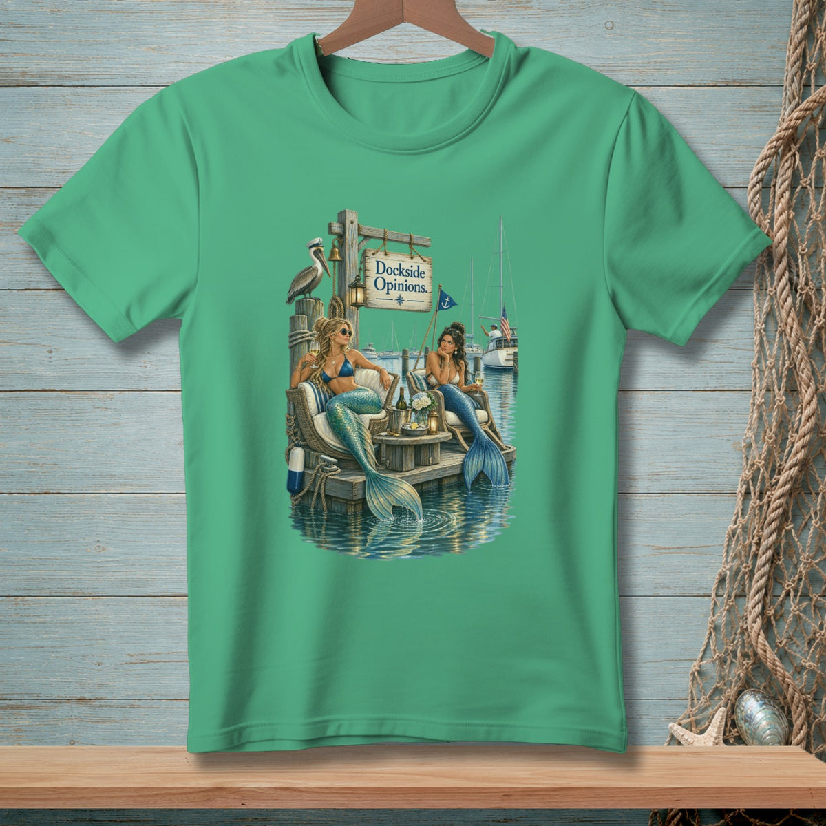 Dockside Opinions ~ Comfort Colors Premium Tee