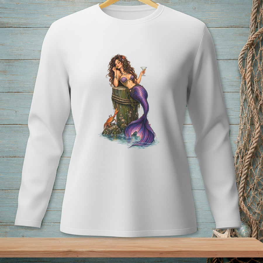 Salty And Shaken ~ Comfort Colors Premium Long Sleeve T-Shirt