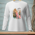 Mermaid with pink tail and cocktail, next to a crab with "Too Much Attitude" speech bubble.