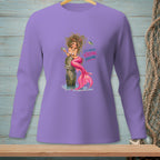 Mermaid with pink tail sitting on a post, holding a drink. Text reads "It's called Ocean Volume."