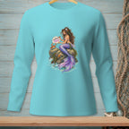 Mermaid holding seashell sign that reads "Be Reasonably Fabulous".