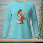 Mermaid with octopus looks in mirror, text reads "Just Confirming".