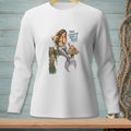 Mermaid pouring wine with a crab and text "THIS COULD'VE BEEN A TEXT."