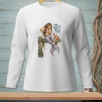 Mermaid pouring wine with a crab and text "THIS COULD'VE BEEN A TEXT."