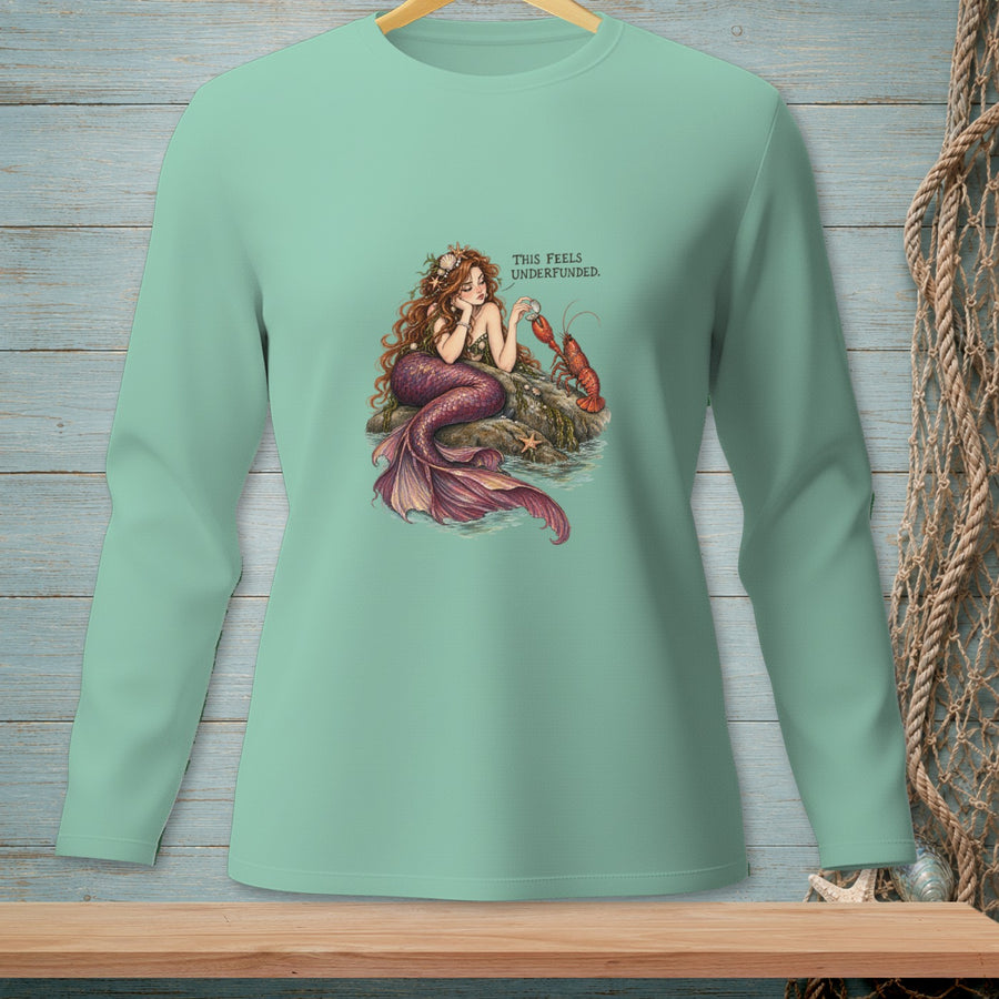 This Feels Underfunded ~ Comfort Colors Premium Long Sleeve T-Shirt