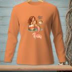 Mermaid with pufferfish on buoy, text "Well, Somebody's Puffy."