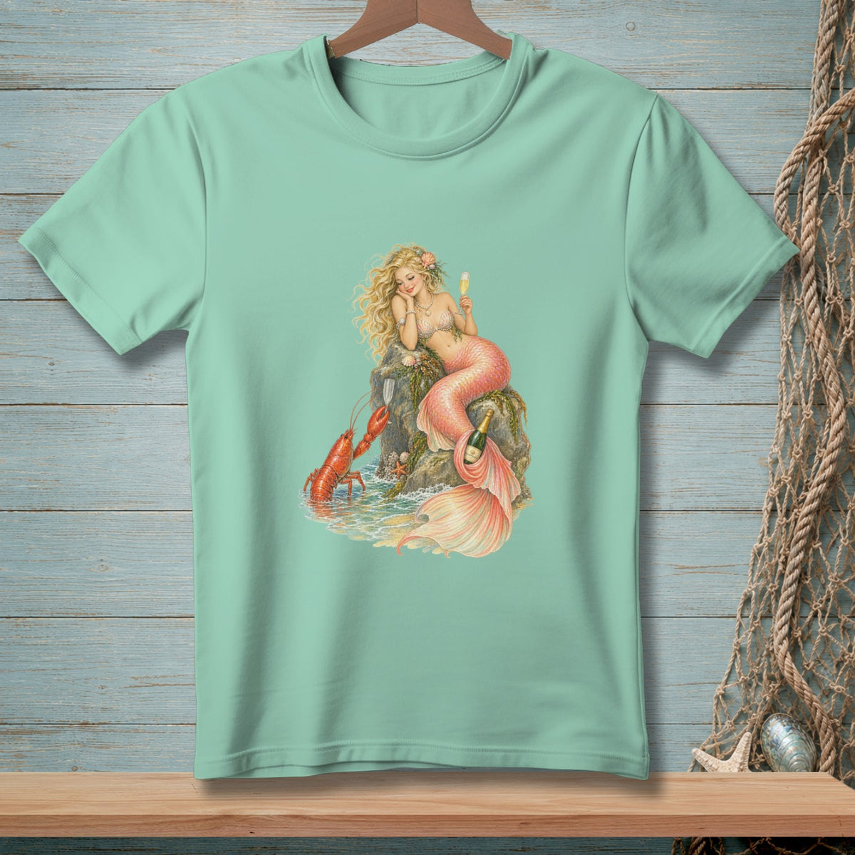 Claws & Champagne ~ Comfort Colors Premium Tee