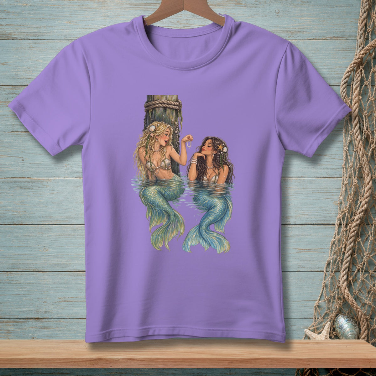 Sea Tea & Pearls ~ Comfort Colors Premium Tee